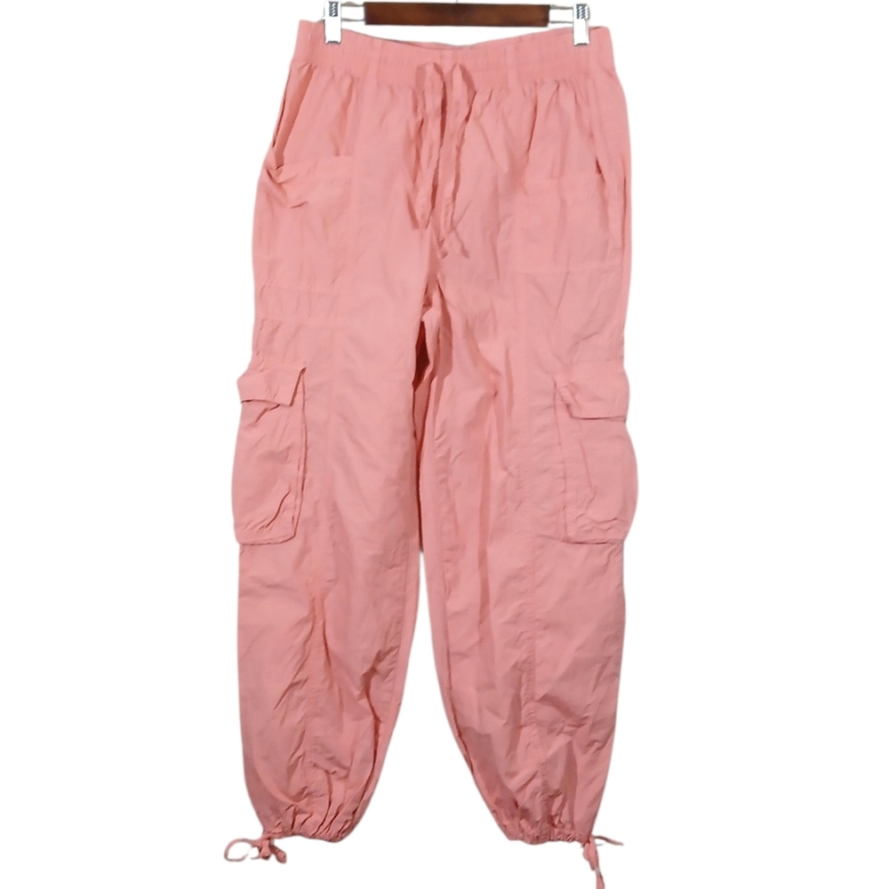 aerie Pink Cargo Jogger Pants